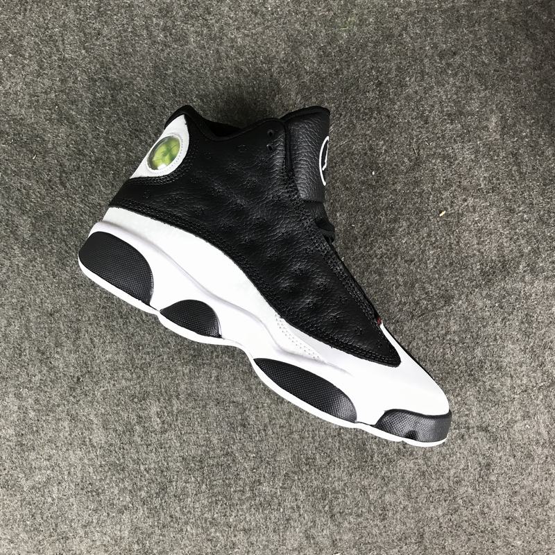 Women Jordan 13 GS Love & Respect Black White Shoes